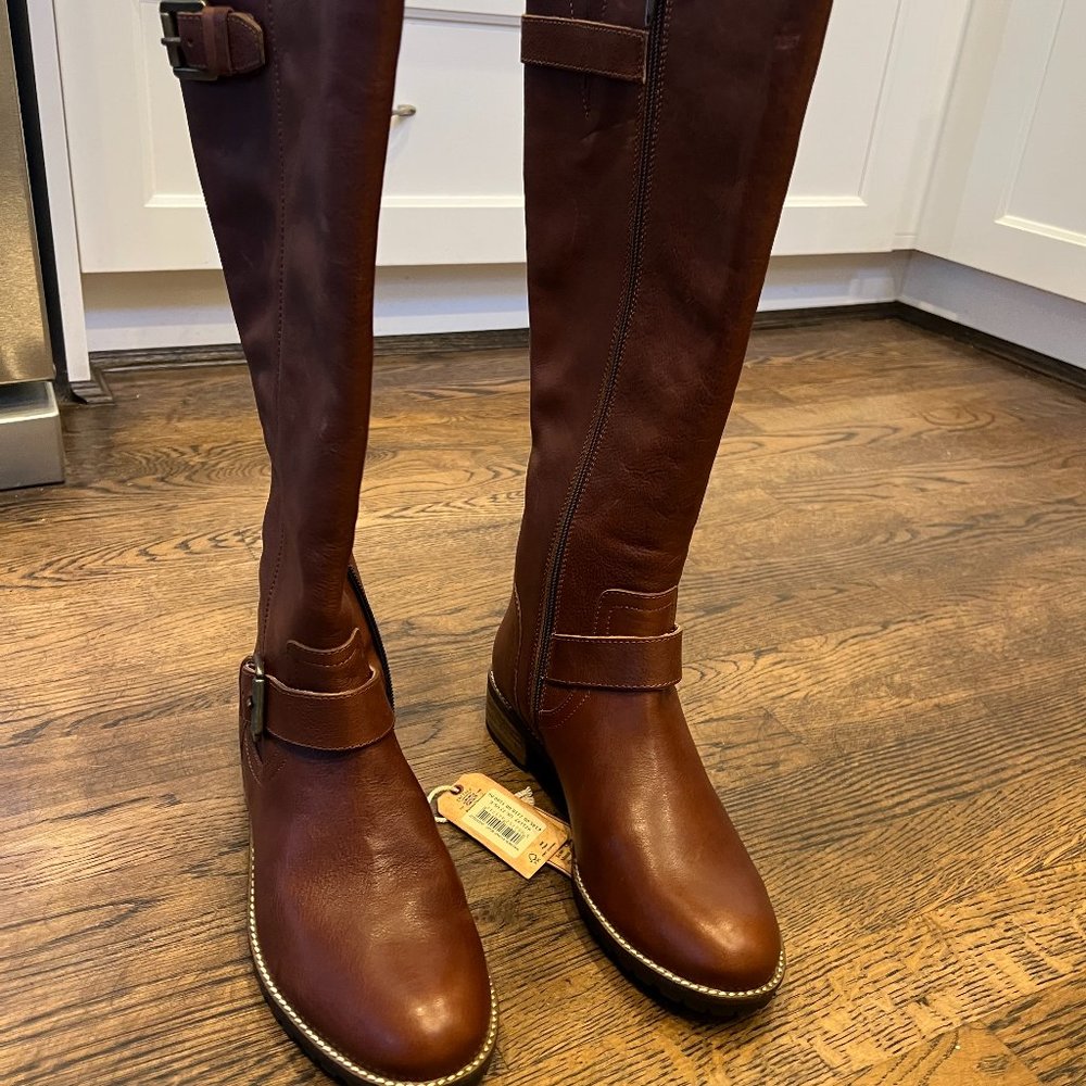Women's FatFace Radnor Riding Boots in Chestnut size 6 NWT
